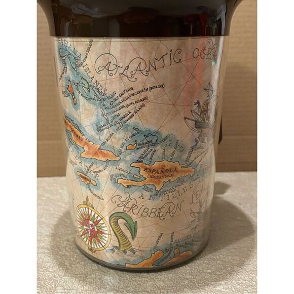 Thermo Serv ATLAS MAP Vintage Insulated Pitcher W/ Lid 55 oz. Dart Industries - Picture 2 of 8